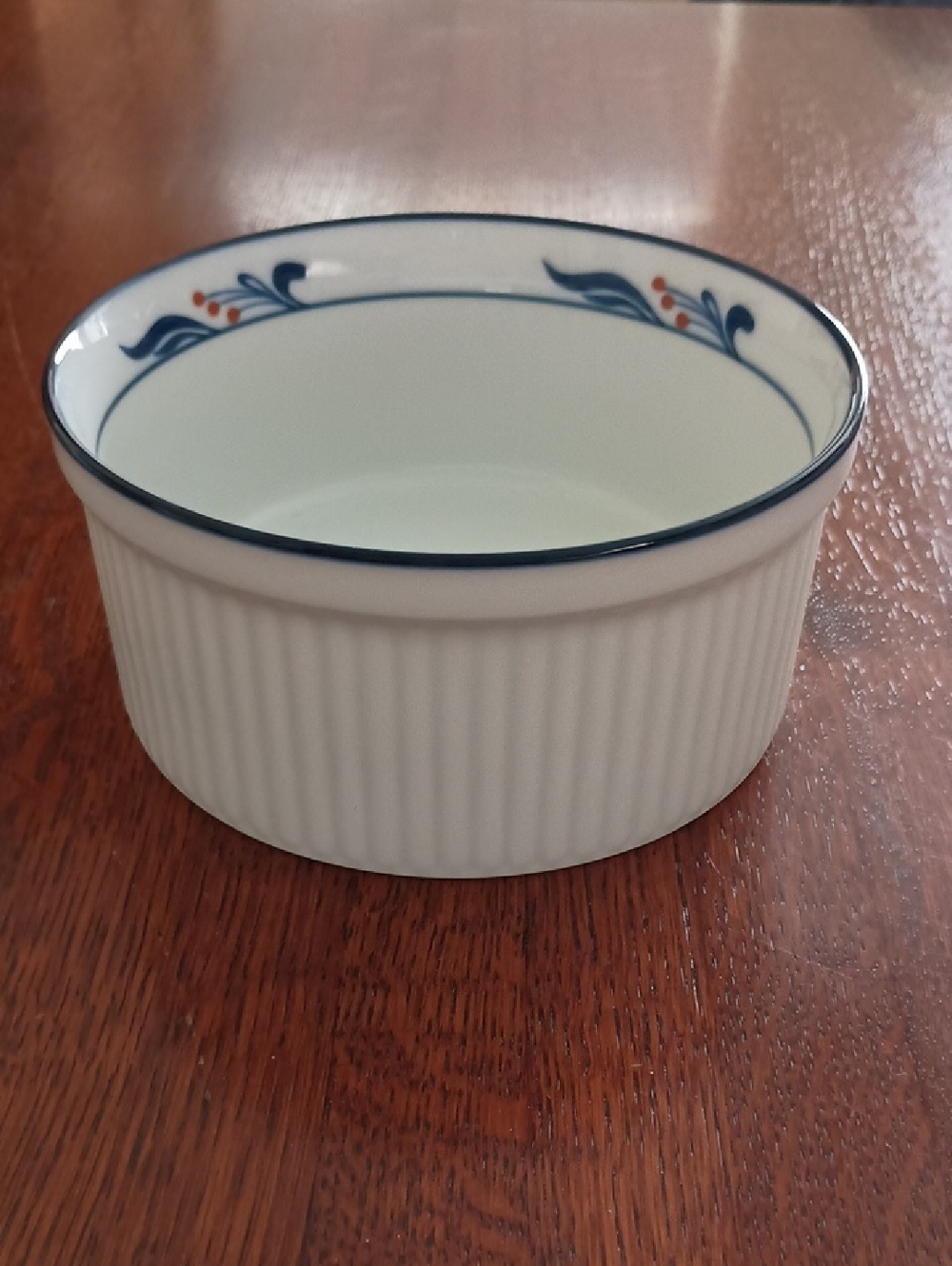 Dansk Bistro Maribo Souffle Oven to Table Serving Bowl b550